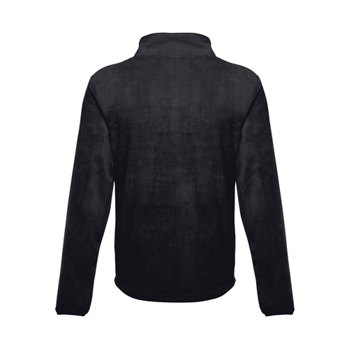 negro THC HELSINKI. Chaqueta polar para hombre, con cremallera