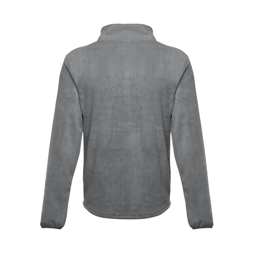 gris THC HELSINKI. Chaqueta polar para hombre, con cremallera