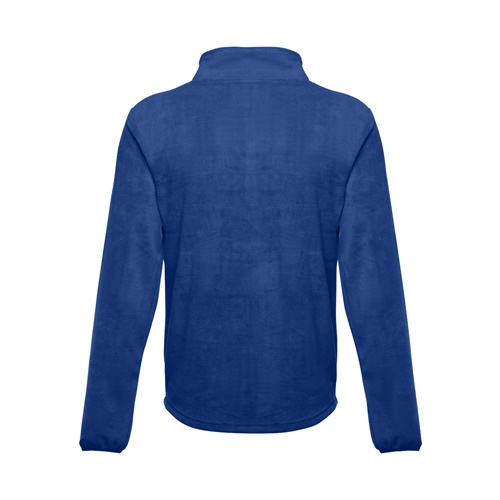 azul royal THC HELSINKI. Chaqueta polar para hombre, con cremallera