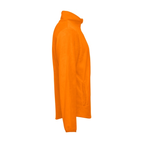 orange THC HELSINKI. Chaqueta polar para hombre, con cremallera