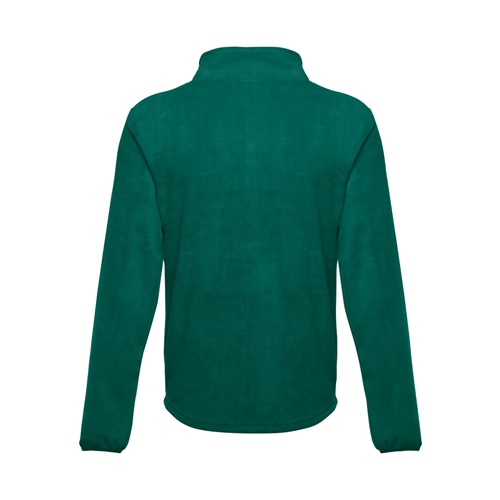 verde oscuro THC HELSINKI. Chaqueta polar para hombre, con cremallera