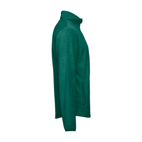 verde oscuro THC HELSINKI. Chaqueta polar para hombre, con cremallera