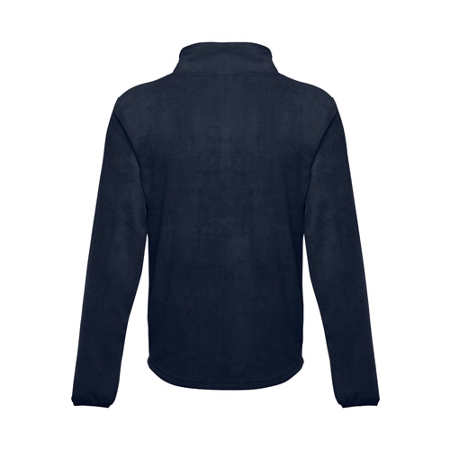 azul marino THC HELSINKI. Chaqueta polar para hombre, con cremallera