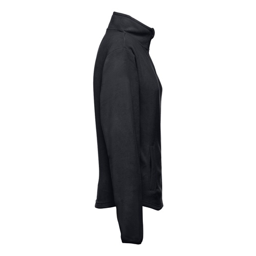 black THC HELSINKI WOMEN. Chaqueta polar para mujer, con cremallera