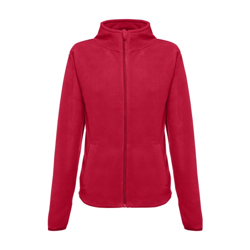rojo THC HELSINKI WOMEN. Chaqueta polar para mujer, con cremallera
