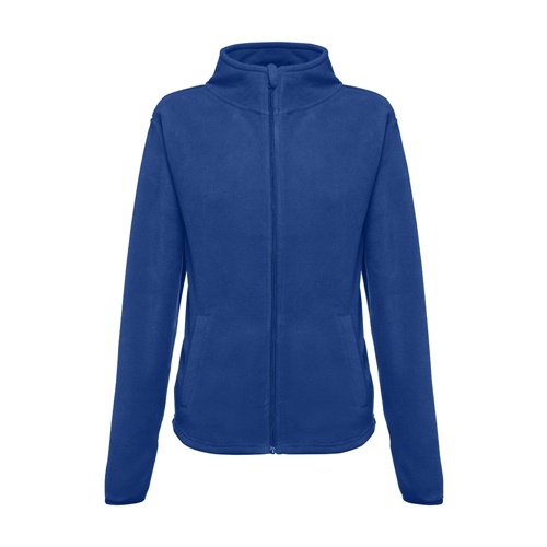 azul royal THC HELSINKI WOMEN. Chaqueta polar para mujer, con cremallera
