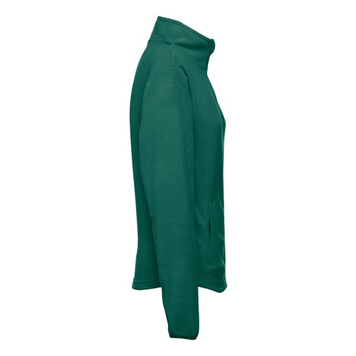 verde oscuro THC HELSINKI WOMEN. Chaqueta polar para mujer, con cremallera