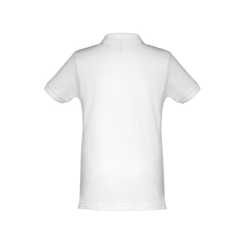 white THC ADAM KIDS WH. Polo de niños unisex