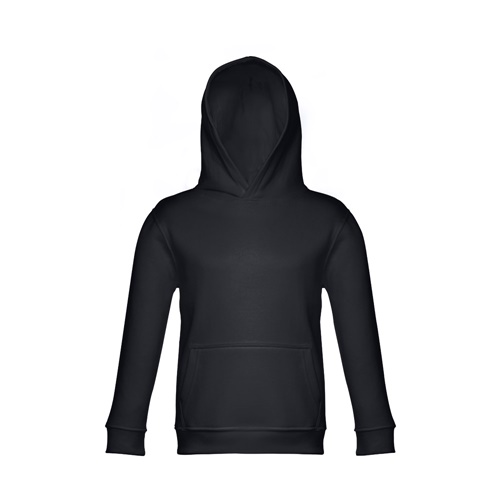 black THC PHOENIX KIDS. Sudadera unisex para niños, con capucha
