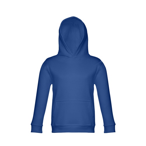 azul royal THC PHOENIX KIDS. Sudadera unisex para niños, con capucha
