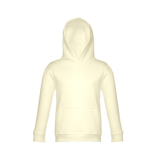 amarillo pastel THC PHOENIX KIDS. Sudadera unisex para niños, con capucha