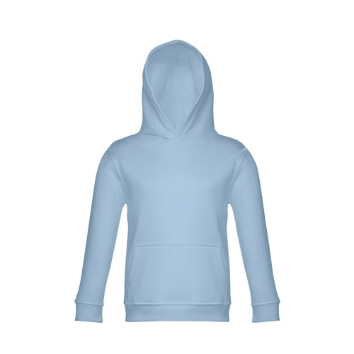 azul pastel THC PHOENIX KIDS. Sudadera unisex para niños, con capucha