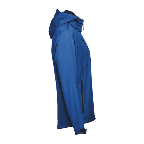 azul royal THC ZAGREB. Chaqueta softshell para hombre, con capucha removible
