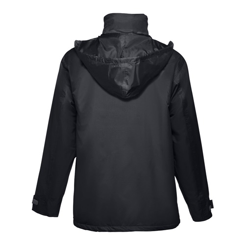 black THC LIUBLIANA. Parka unisex acolchada