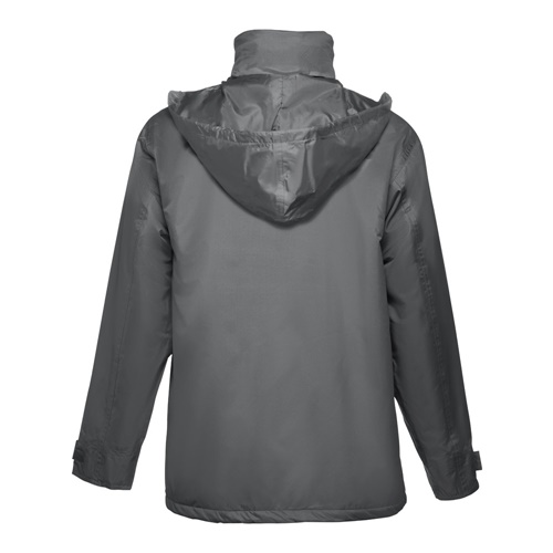 gray THC LIUBLIANA. Parka unisex acolchada