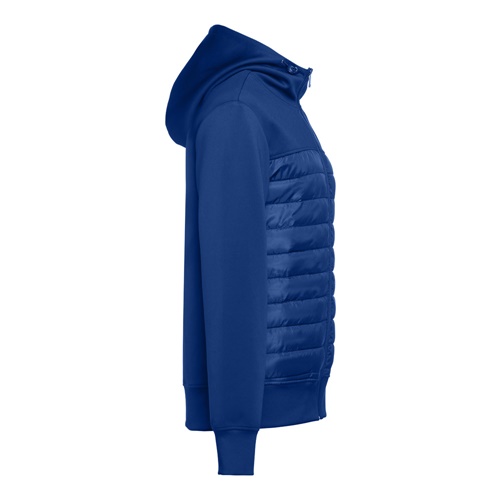 azul royal THC SKOPJE. Chaqueta para hombre, con capucha