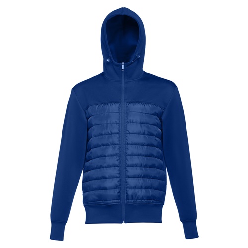 azul royal THC SKOPJE. Chaqueta para hombre, con capucha