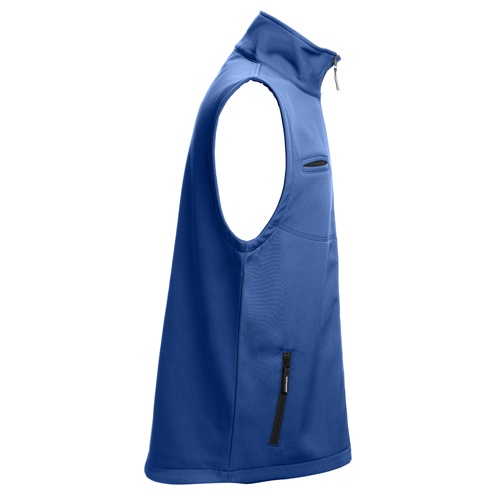 azul royal THC BAKU. Chaleco de softshell unisex