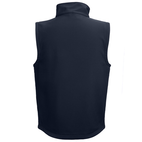 azul marino THC BAKU. Chaleco de softshell unisex