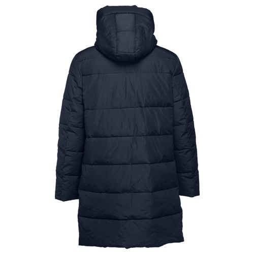 azul marino THC BRUSSELS. Parka unisex acolchada