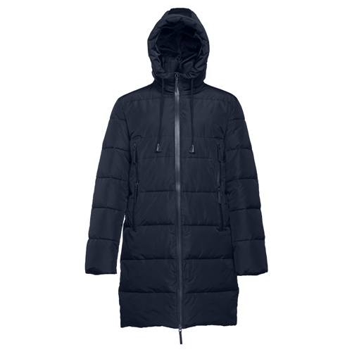 azul marino THC BRUSSELS. Parka unisex acolchada