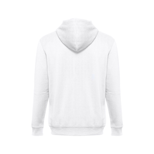 white THC AMSTERDAM WH. Sudadera unisex con cremallera y capucha