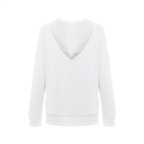 white THC AMSTERDAM WOMEN WH. Sudadera de mujer con cremallera y capucha
