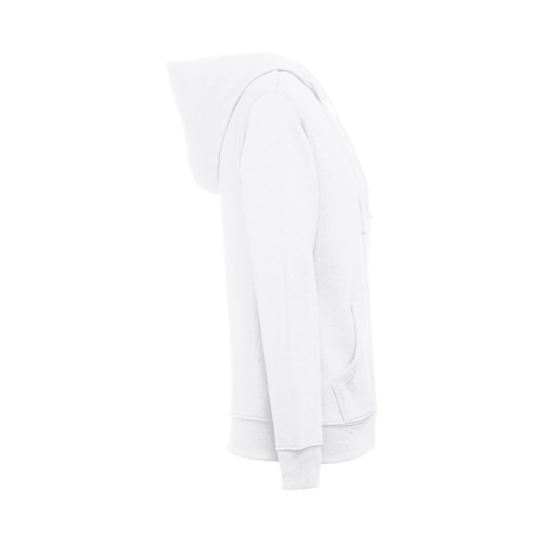 white THC AMSTERDAM WOMEN WH. Sudadera de mujer con cremallera y capucha
