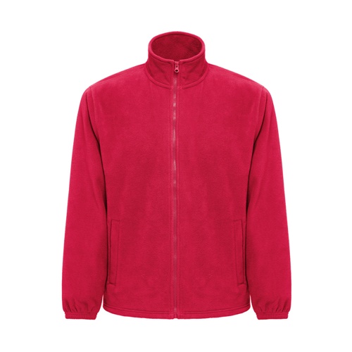 rojo THC GAMA. Chaqueta polar unisex con cremallera