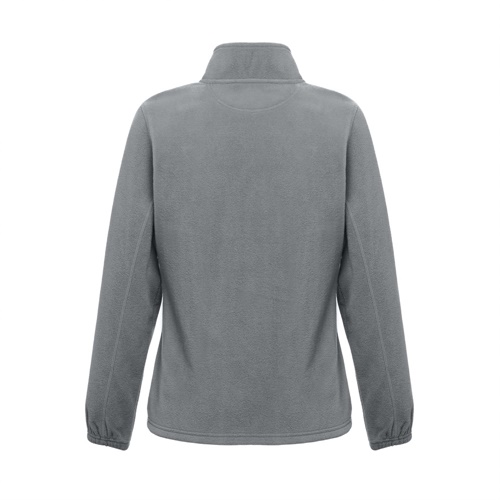 gray THC GAMA WOMEN. Chaqueta polar de mujer con cremallera