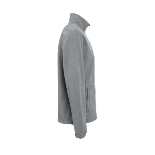 gray THC GAMA WOMEN. Chaqueta polar de mujer con cremallera