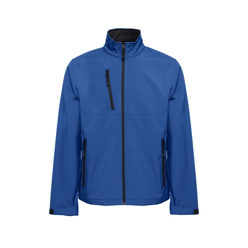 azul royal THC EANES. Abrigo de softshell