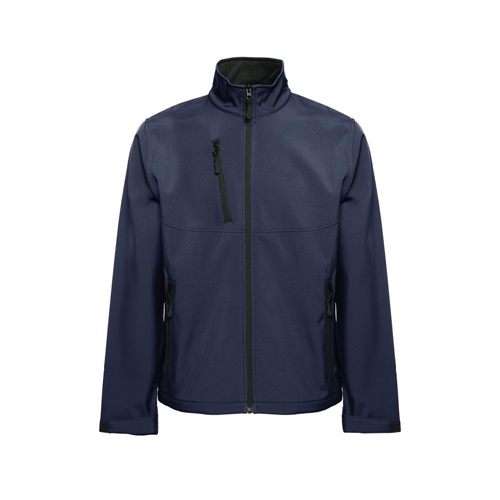 azul marino THC EANES. Abrigo de softshell