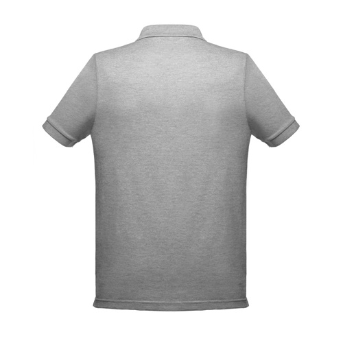 gris claro matizado THC BERLIN 3XL. Polo unisex