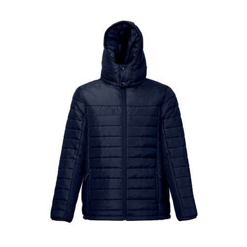 azul marino THC SHIELD. Chaqueta con capucha para hombre