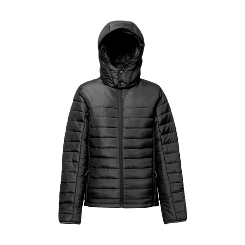 black THC SHIELD WOMEN. Chaqueta con capucha de mujer