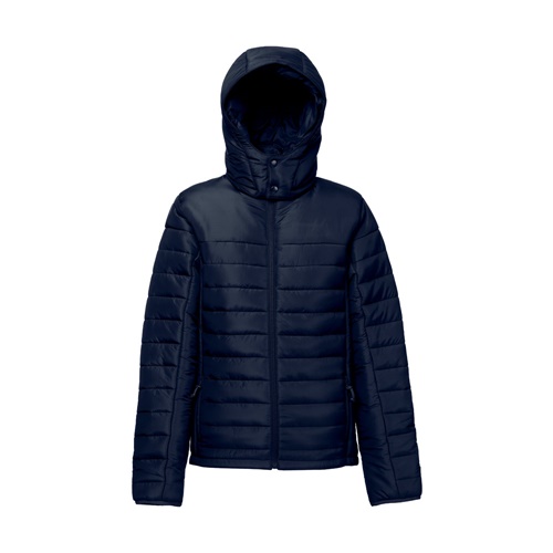 azul marino THC SHIELD WOMEN. Chaqueta con capucha de mujer