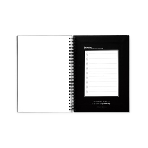 black STARTER KIT INFINITE PLANNER A5. El set incluye un \