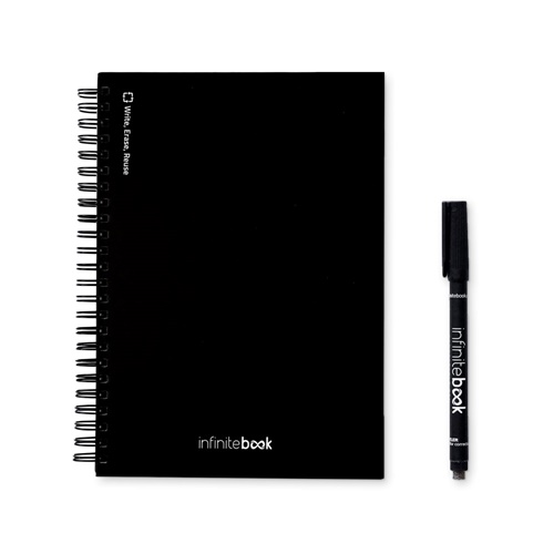 negro STARTER KIT INFINITEBOOK A5. El set incluye un