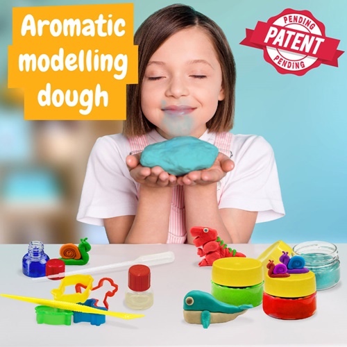 black Modeling Dough Factory Kit II. Juego educativo suministrado con una bolsa de regalo plegable de 190T