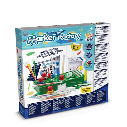 black DIY Pen Factory Kit II. Kit educativo suministrado con una bolsa de regalo plegable de 190T