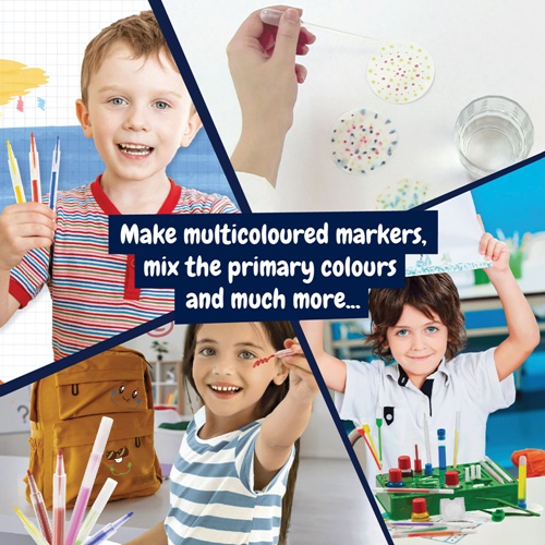 black DIY Pen Factory Kit II. Kit educativo suministrado con una bolsa de regalo plegable de 190T