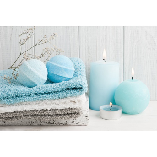 natural Bath Bombs Kit III. Juguete educativo suministrado con una bolsa de regalo de papel kraft (115 g/m²)