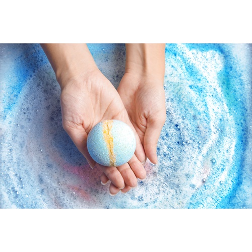 black Bath Bombs Kit V. Juguete educativo suministrado con una bolsa de regalo plegable de 190T