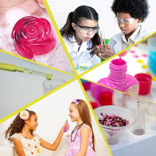 black Perfume & Soap Factory Kit V. Juego educativo suministrado con una bolsa de regalo plegable de 190T