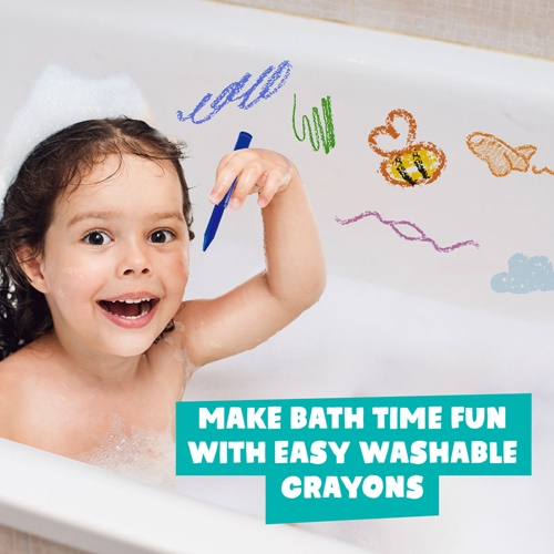 multicolor BATH CRAYONS. Juguete educativo para niños