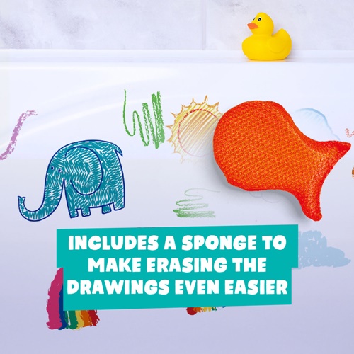 multicolor BATH CRAYONS. Juguete educativo para niños