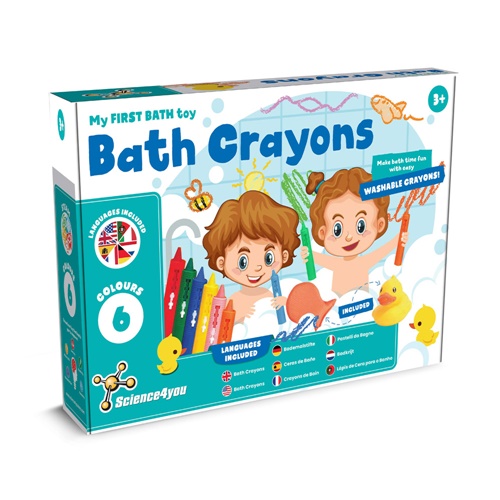 multicolor BATH CRAYONS. Juguete educativo para niños