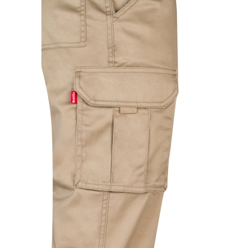 natural claro VL LUGH. Pantalón elástico multibolsillos (240g/m²) en algodón (46%), EME (38%) y poliéster (16%)