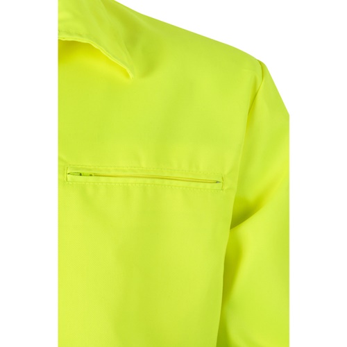 azul marino VL NEPTUNE LARGE. Chaqueta de sarga bicolor (210g/m²) en poliéster (80%) y algodón (20%)